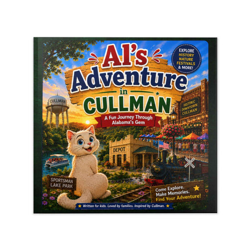 Al’s Adventure in Cullman | Kids Book About Cullman Alabama - Books, Hardcover - EpiAl's Shop