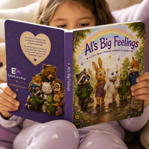 Al’s Big Feelings Board Book | Gentle Kids Story About Sadness, Depression & Asking for Help - Books, Board - EpiAl's Shop