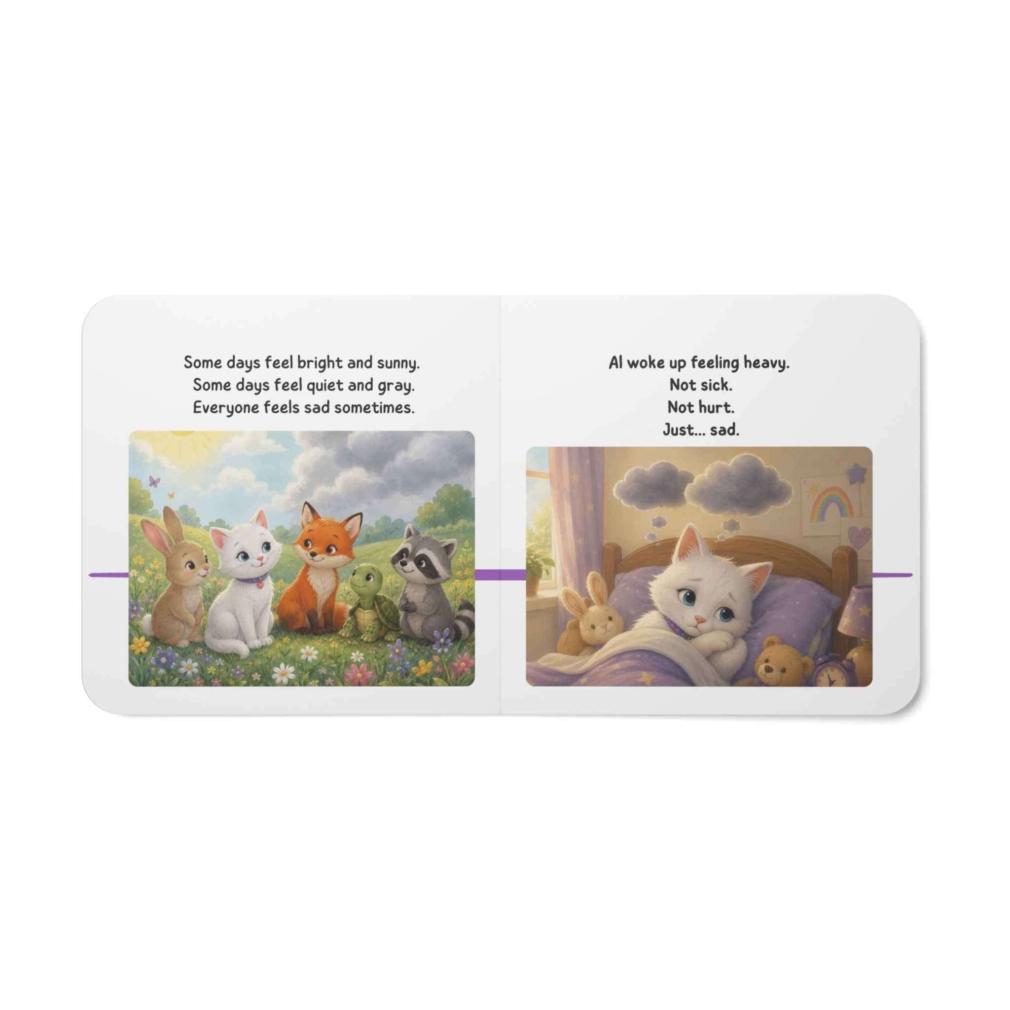 Al’s Big Feelings Board Book | Gentle Kids Story About Sadness, Depression & Asking for Help - Books, Board - EpiAl's Shop