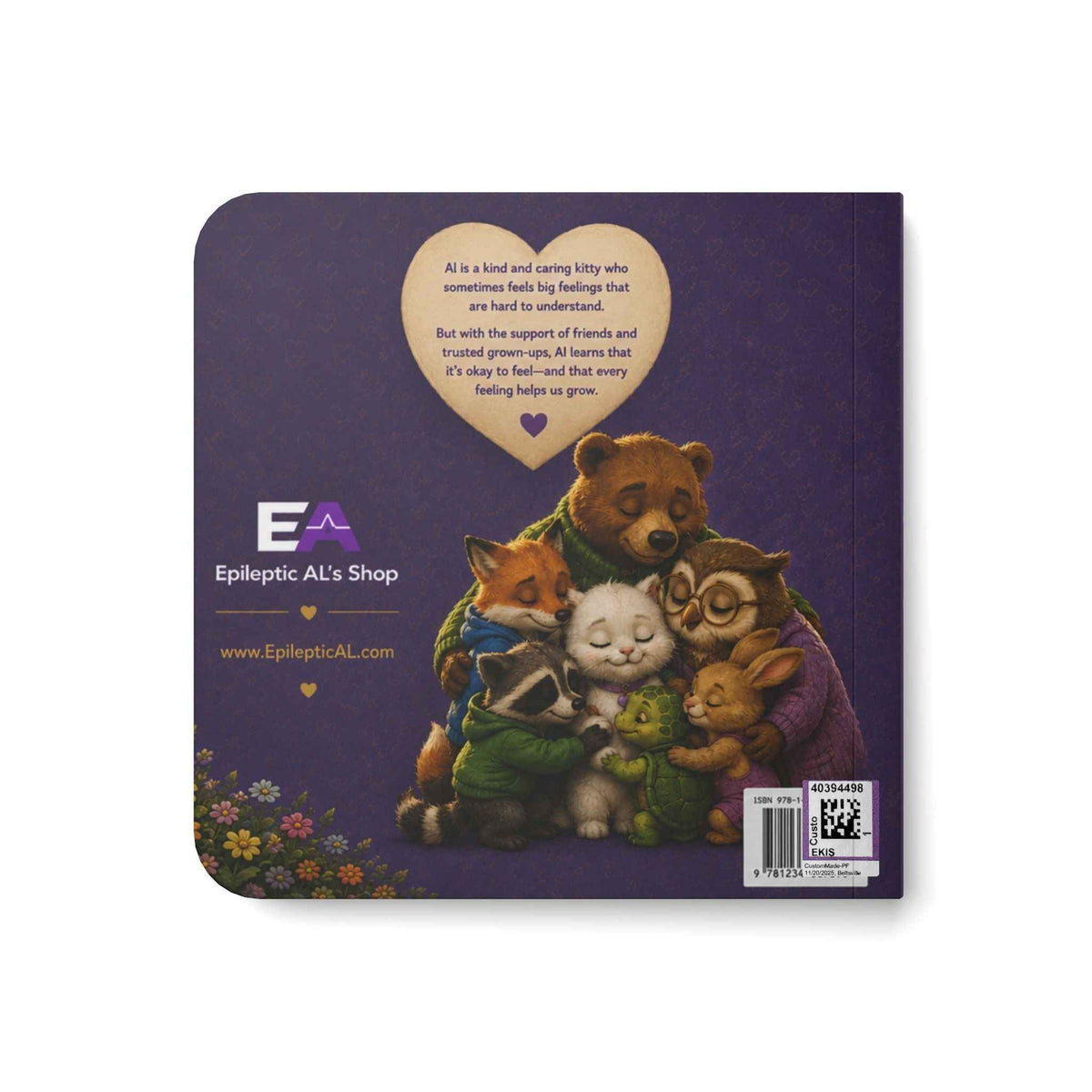 Al’s Big Feelings Board Book | Gentle Kids Story About Sadness, Depression & Asking for Help - Books, Board - EpiAl's Shop