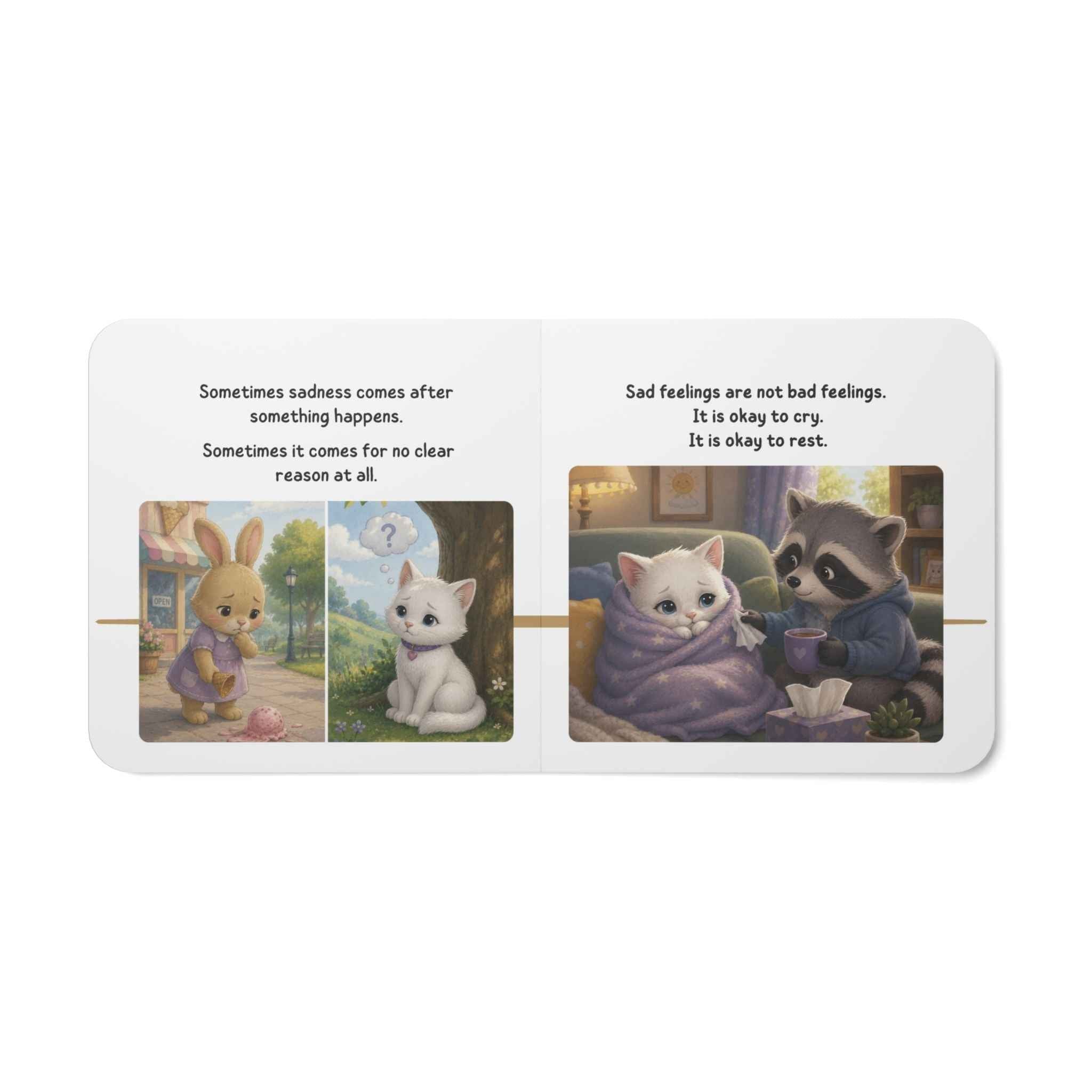 Al’s Big Feelings Board Book | Gentle Kids Story About Sadness, Depression & Asking for Help - Books, Board - EpiAl's Shop