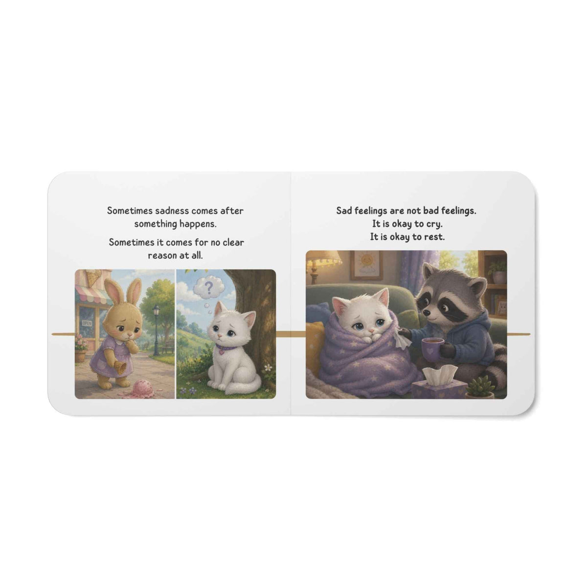 Al’s Big Feelings Board Book | Gentle Kids Story About Sadness, Depression & Asking for Help - Books, Board - EpiAl's Shop