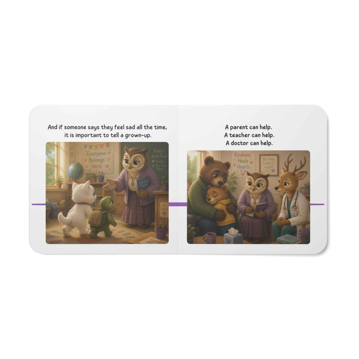 Al’s Big Feelings Board Book | Gentle Kids Story About Sadness, Depression & Asking for Help - Books, Board - EpiAl's Shop