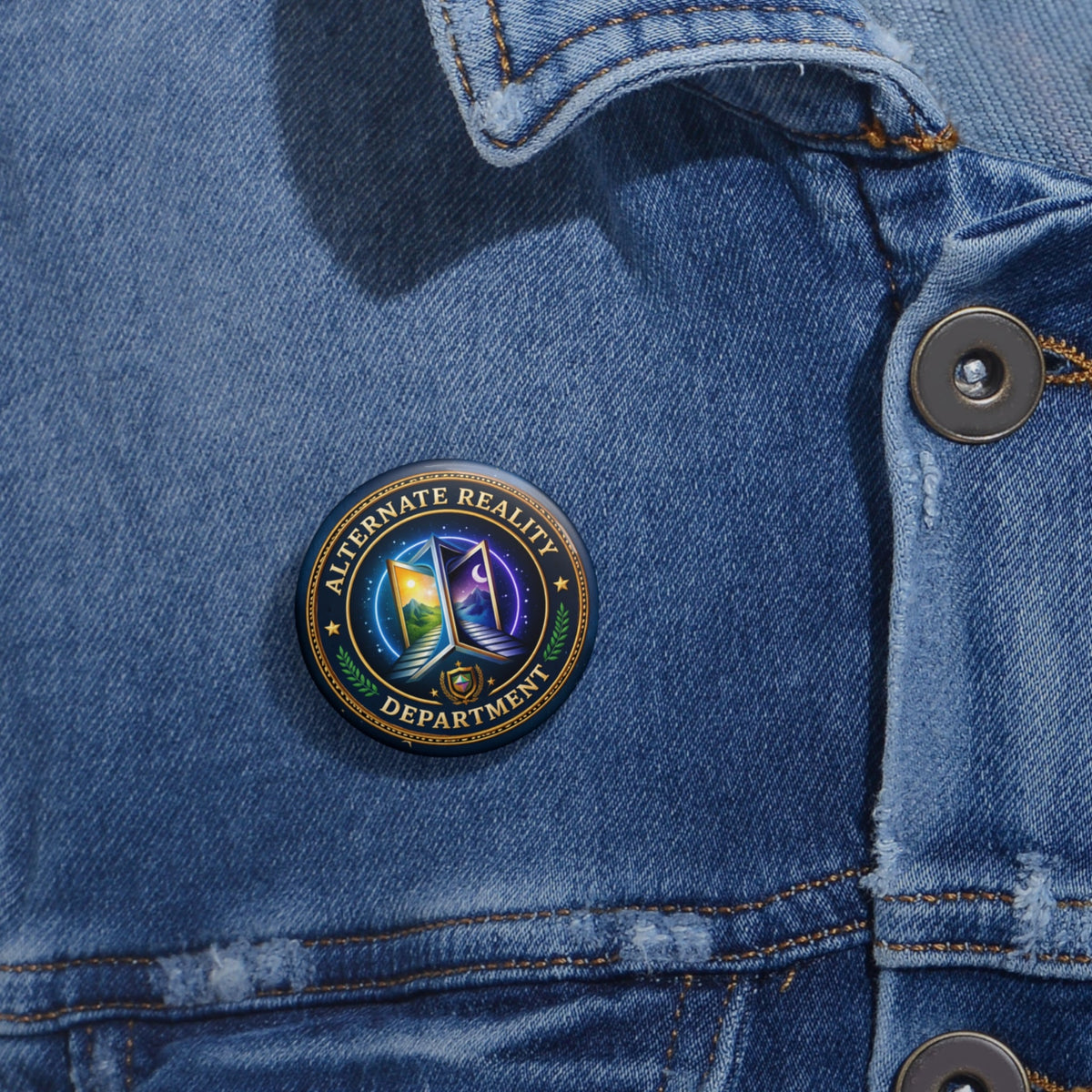 Alternate Reality Department Pinback Button - Buttons, Pinback - EpiAl's Shop