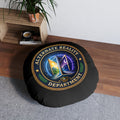 Alternate Reality Department Round Floor Pillow – Political Satire Statement Cushion (26” or 30”) - Decor, Pillows, Floor - EpiAl's Shop