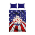 America 250 Cotton Duvet Cover Set | Patriotic Commemorative Bedding Set - Decor, Blankets, Duvet Cover - EpiAl's Shop