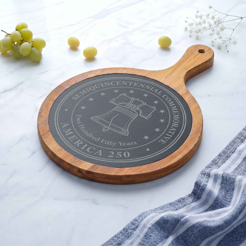 America 250 Liberty Bell Charcuterie Board Set with Slate Serving Tray - Boards & Trays, Charcuterie - EpiAl's Shop