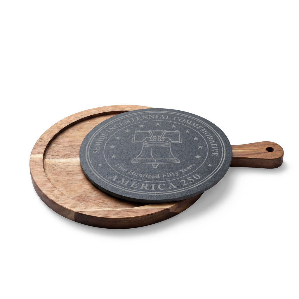 America 250 Liberty Bell Charcuterie Board Set with Slate Serving Tray - Boards & Trays, Charcuterie - EpiAl's Shop