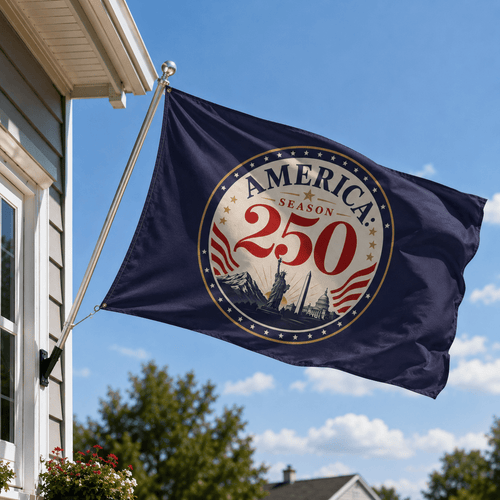 America 250 Season Flag | Patriotic Americana Double-Sided House Flag - Decor, Flags & Banners - EpiAl's Shop