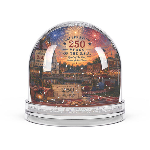 America 250 Small Town Celebration Glitter Globe - Collectibles, Snow Globes - EpiAl's Shop