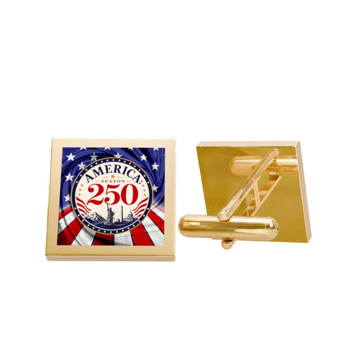 America 250 Square Cuff Links | Patriotic Formal Accessories for Men - Jewelry, Cufflinks - EpiAl's Shop