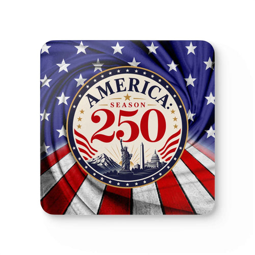 America Season 250 Cork-Backed Coaster Set - Decor, Coasters - EpiAl's Shop