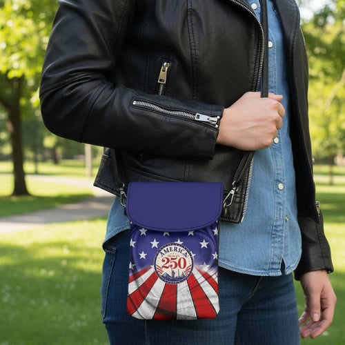 America Season 250 Crossbody Phone Wallet | Patriotic Cell Phone Purse - Bags, Cell Phone Purse - EpiAl's Shop