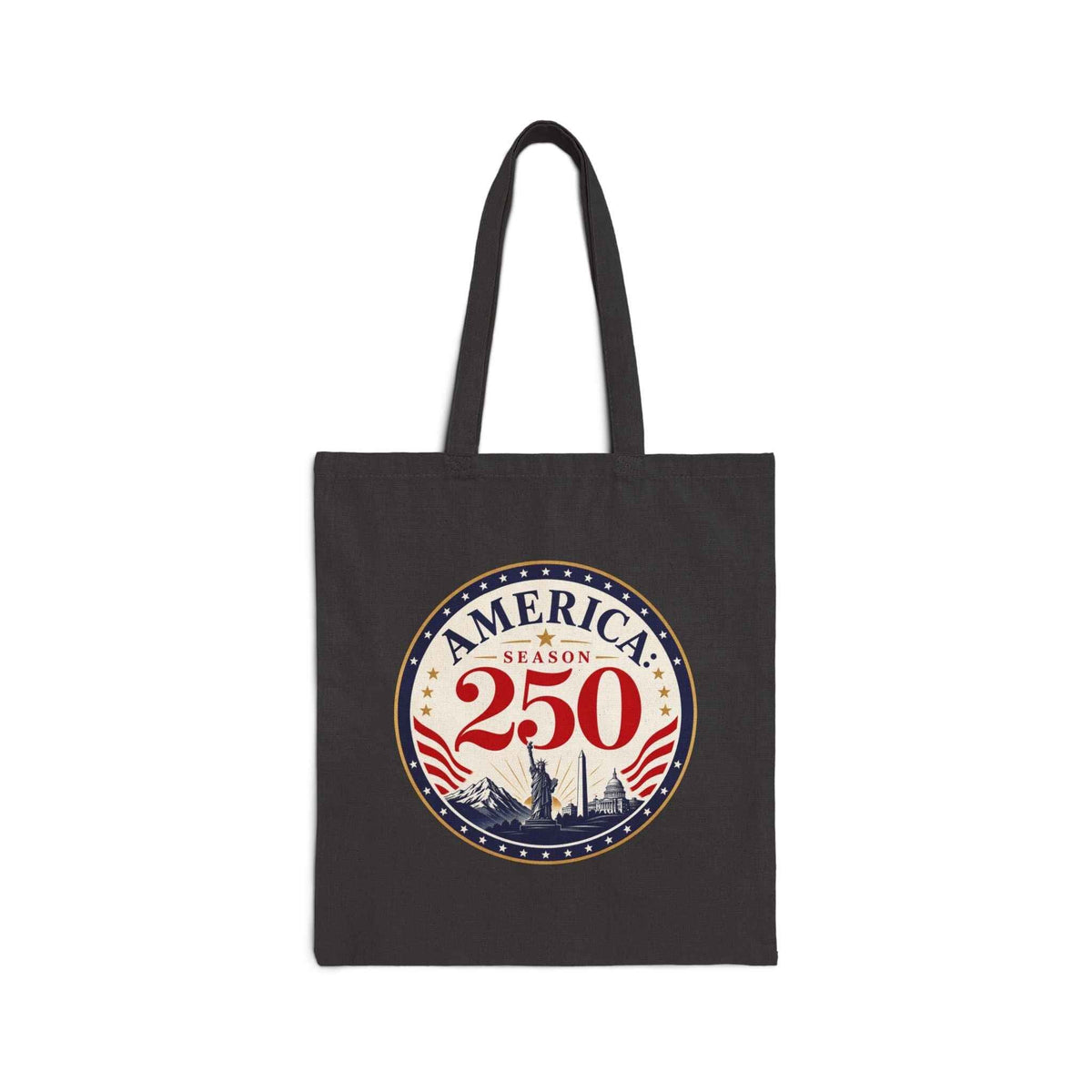 America: Season 250 Patriotic Canvas Tote Bag | USA Anniversary Carryall - Bags, Carryall - EpiAl's Shop