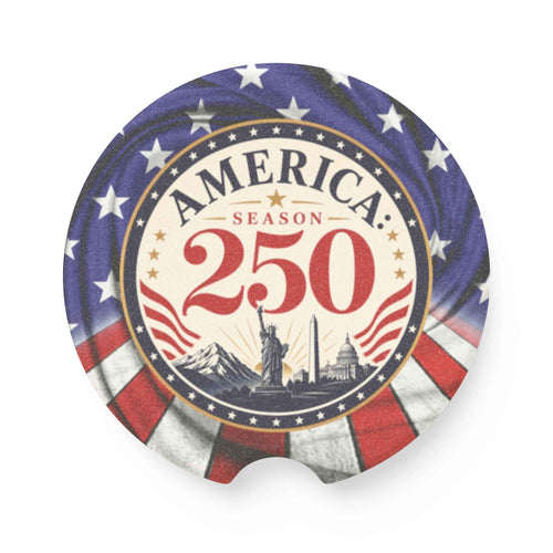 America Season 250 Soapstone Car Coasters - Vehicle Coasters - EpiAl's Shop