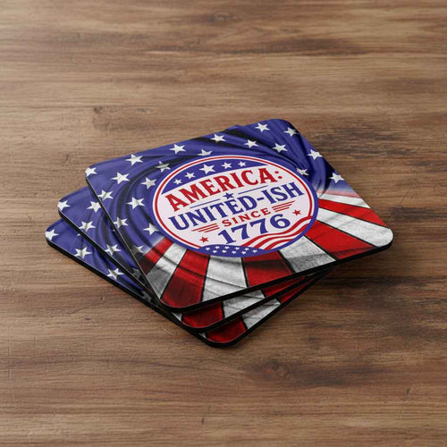 America: United-ish Since 1776 Coaster Set - Decor, Coasters - EpiAl's Shop