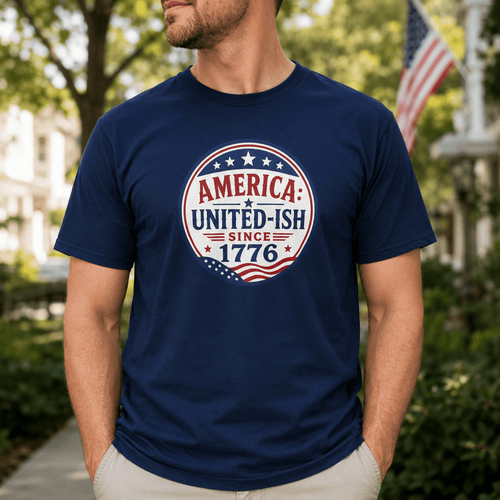 America United-ish Since 1776 Patriotic USA T-Shirt | Americana Tee - Clothing, Unisex, T-Shirts - EpiAl's Shop