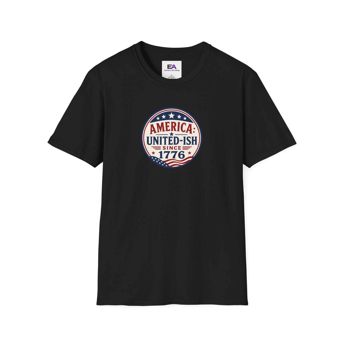 America United-ish Since 1776 Patriotic USA T-Shirt | Americana Tee - Clothing, Unisex, T-Shirts - EpiAl's Shop