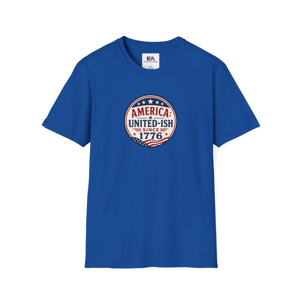 America United-ish Since 1776 Patriotic USA T-Shirt | Americana Tee - Clothing, Unisex, T-Shirts - EpiAl's Shop