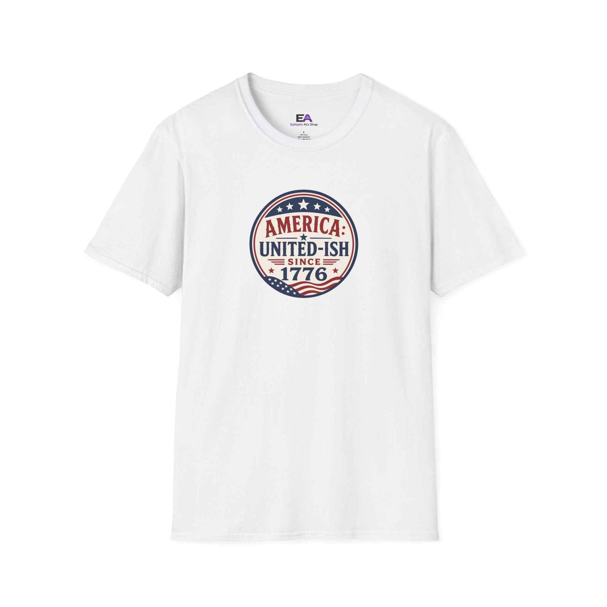 America United-ish Since 1776 Patriotic USA T-Shirt | Americana Tee - Clothing, Unisex, T-Shirts - EpiAl's Shop