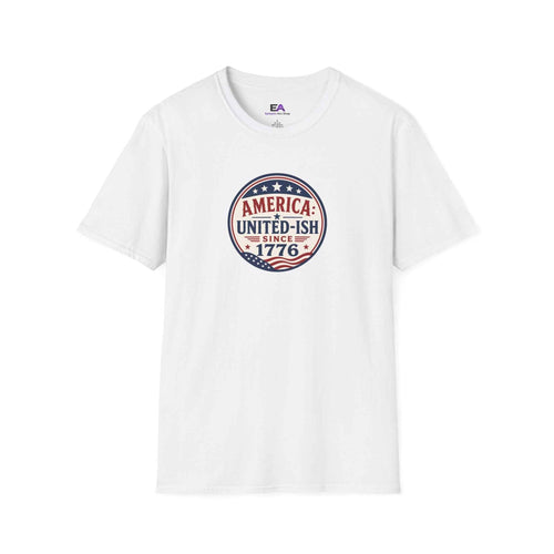 America United-ish Since 1776 Patriotic USA T-Shirt | Americana Tee - Clothing, Unisex, T-Shirts - EpiAl's Shop