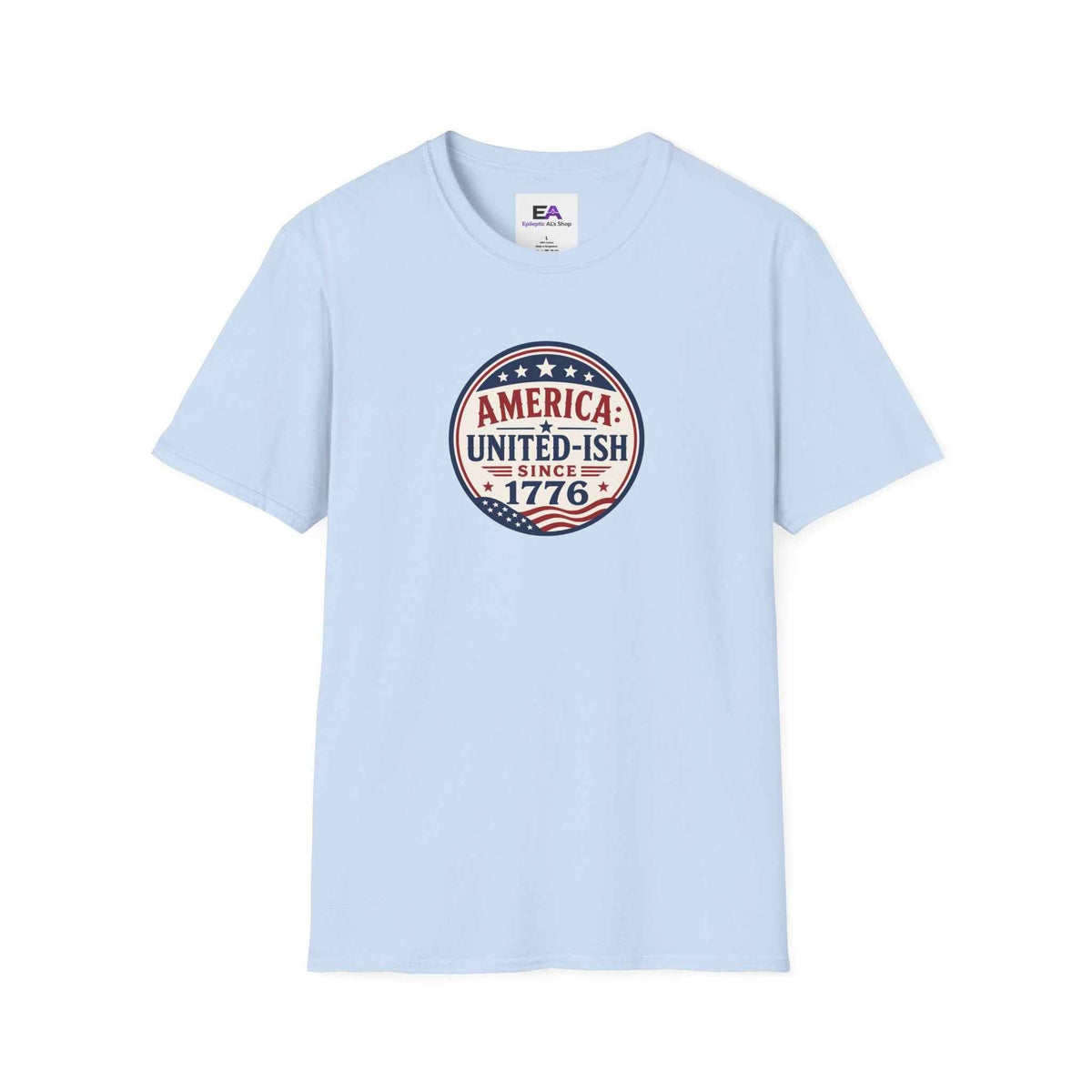 America United-ish Since 1776 Patriotic USA T-Shirt | Americana Tee - Clothing, Unisex, T-Shirts - EpiAl's Shop
