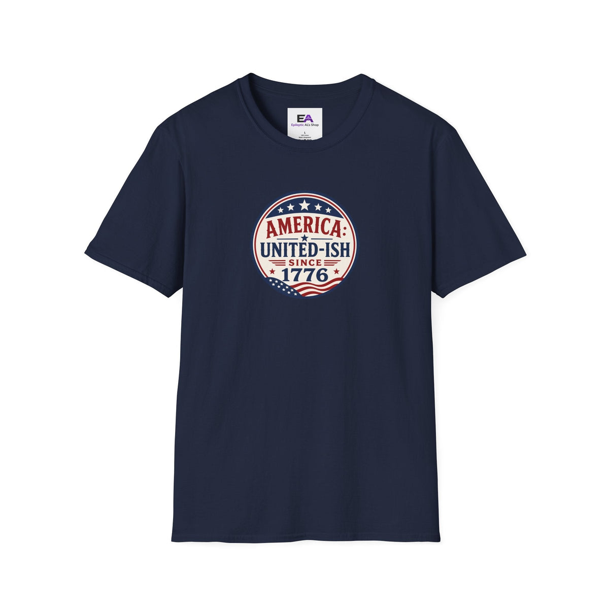 America United-ish Since 1776 Patriotic USA T-Shirt | Americana Tee - Clothing, Unisex, T-Shirts - EpiAl's Shop