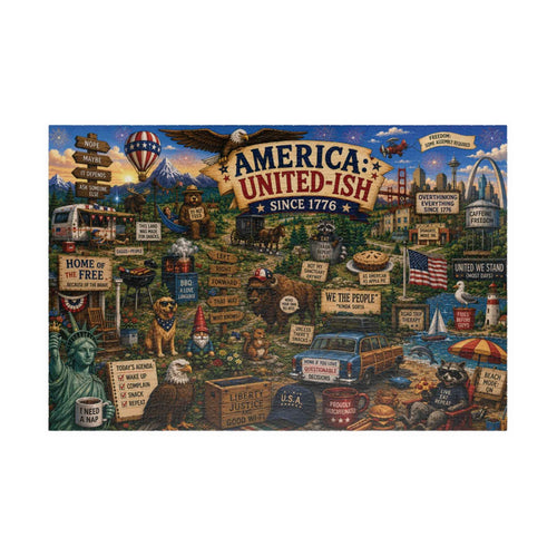 America: United-ish Since 1776 Puzzle | Funny Americana Jigsaw - Toys & Games, Puzzles - EpiAl's Shop
