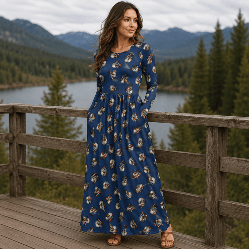 America: Weathering Storms Since 1776 Long Sleeve Skater Dress - Clothing, Women, Dresses - EpiAl's Shop