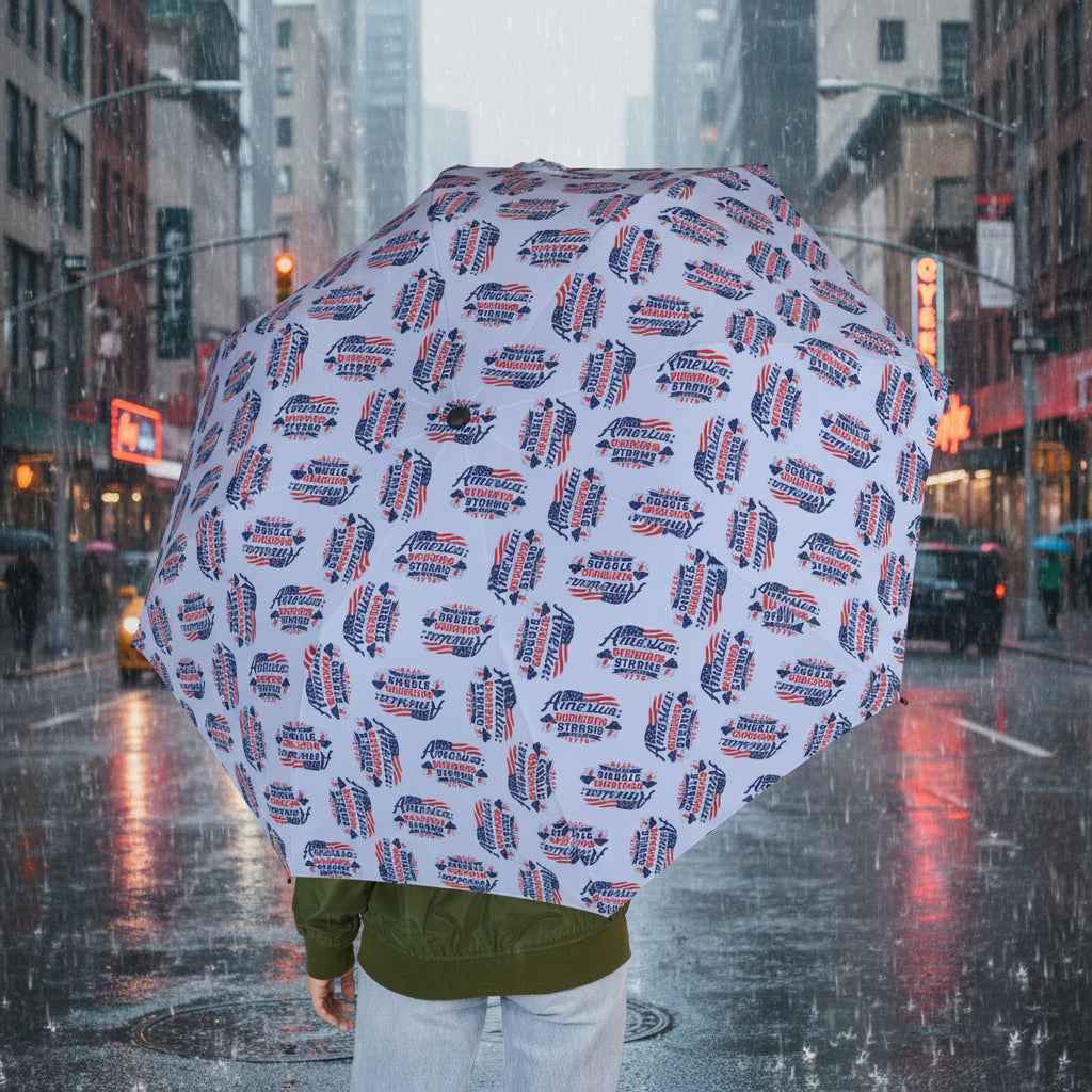 America: Weathering Storms Since 1776 Patriotic Umbrella (Semi-Automatic) - Rain Gear, Umbrellas - EpiAl's Shop