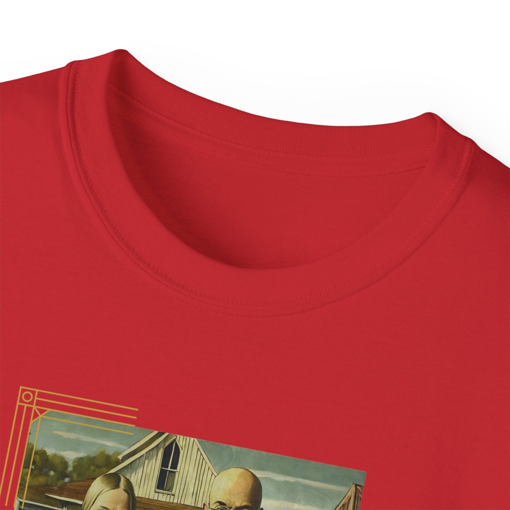 American Gothic Cat Unisex Ultra Cotton Tee - T - Shirt - Epileptic Al’s Shop