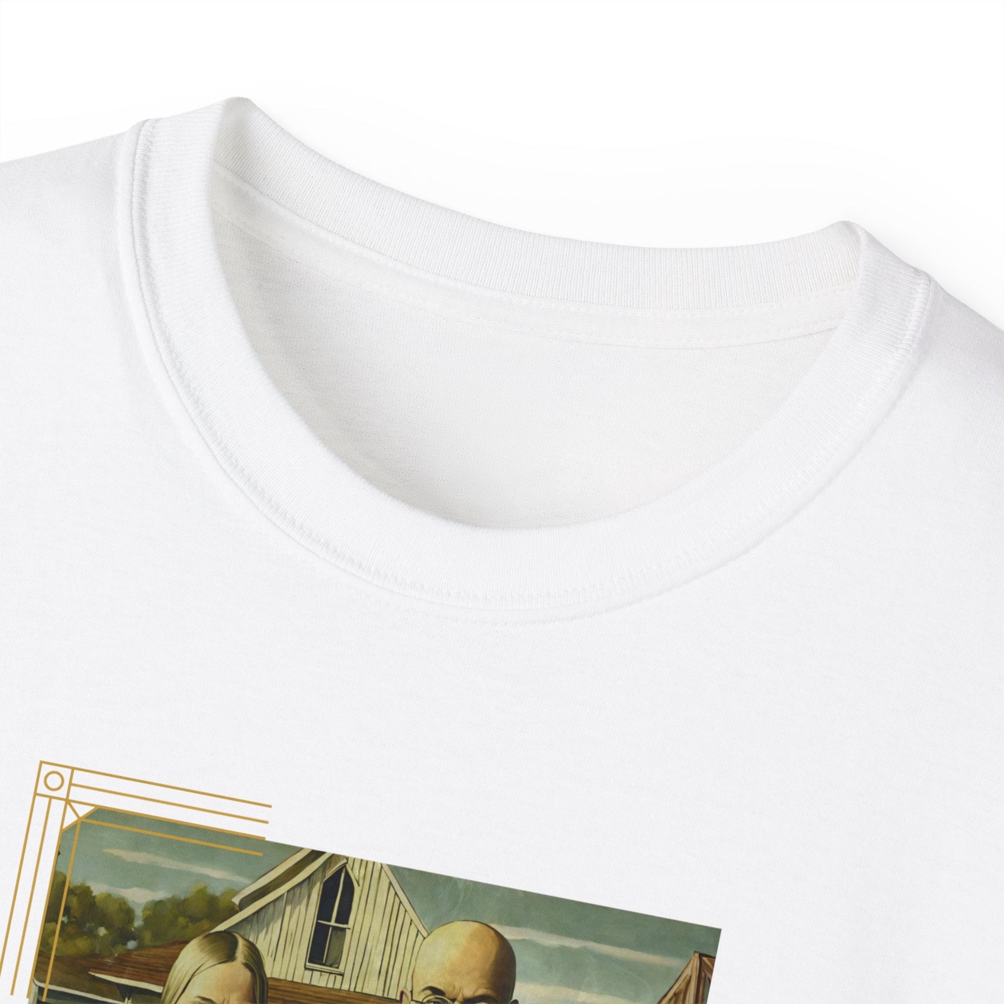 American Gothic Cat Unisex Ultra Cotton Tee - T - Shirt - Epileptic Al’s Shop