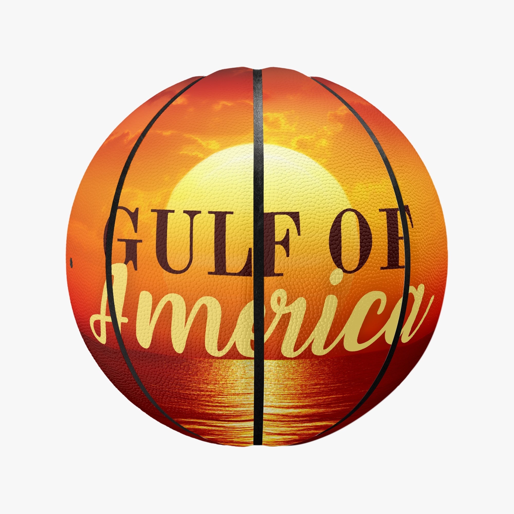 American Gulf Basketball - Four Panel Printed - Toys & Games, Basketballs - EpiAl's Shop