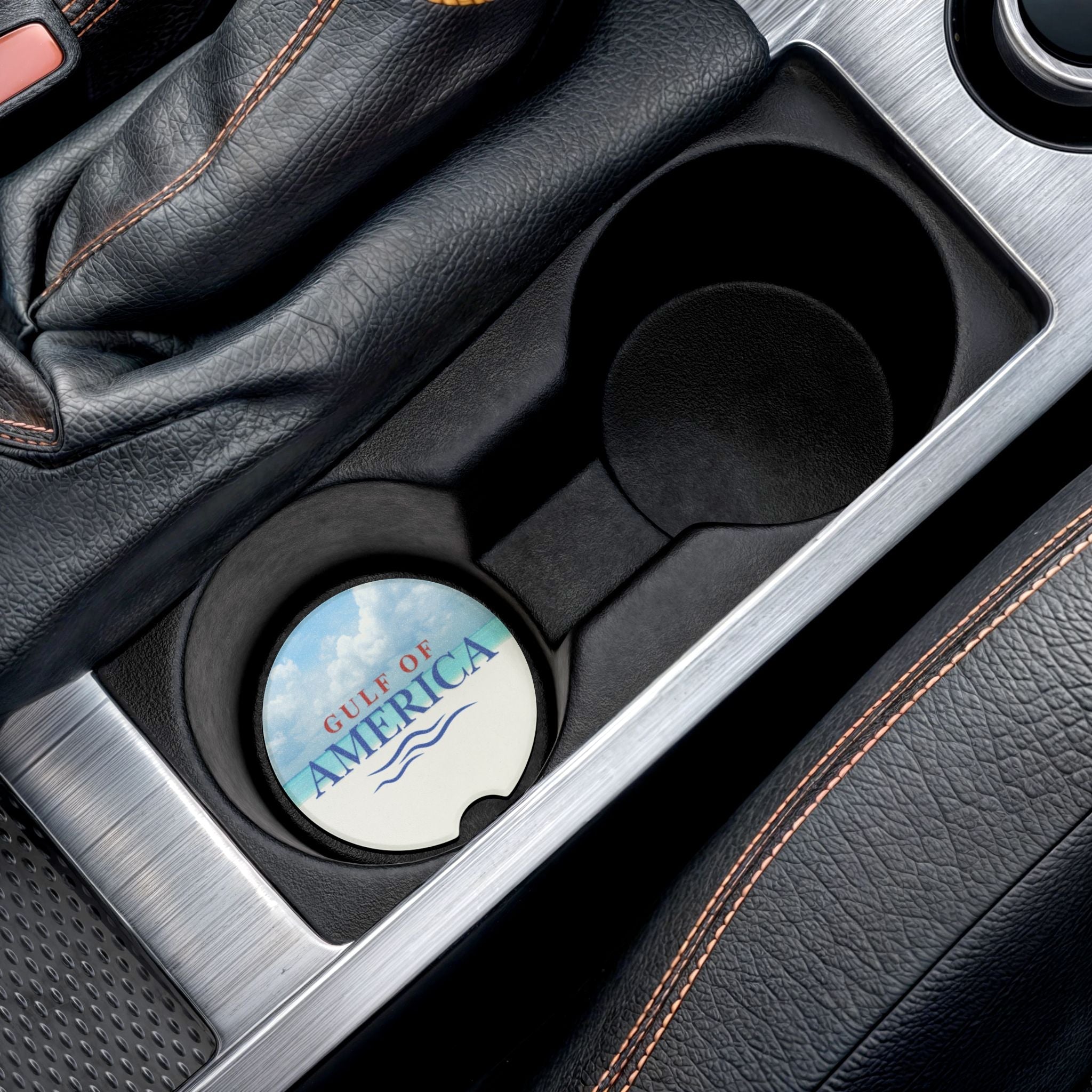 American Gulf Beach Soapstone Car Coaster - Accessories, Auto, Coasters - EpiAl's Shop