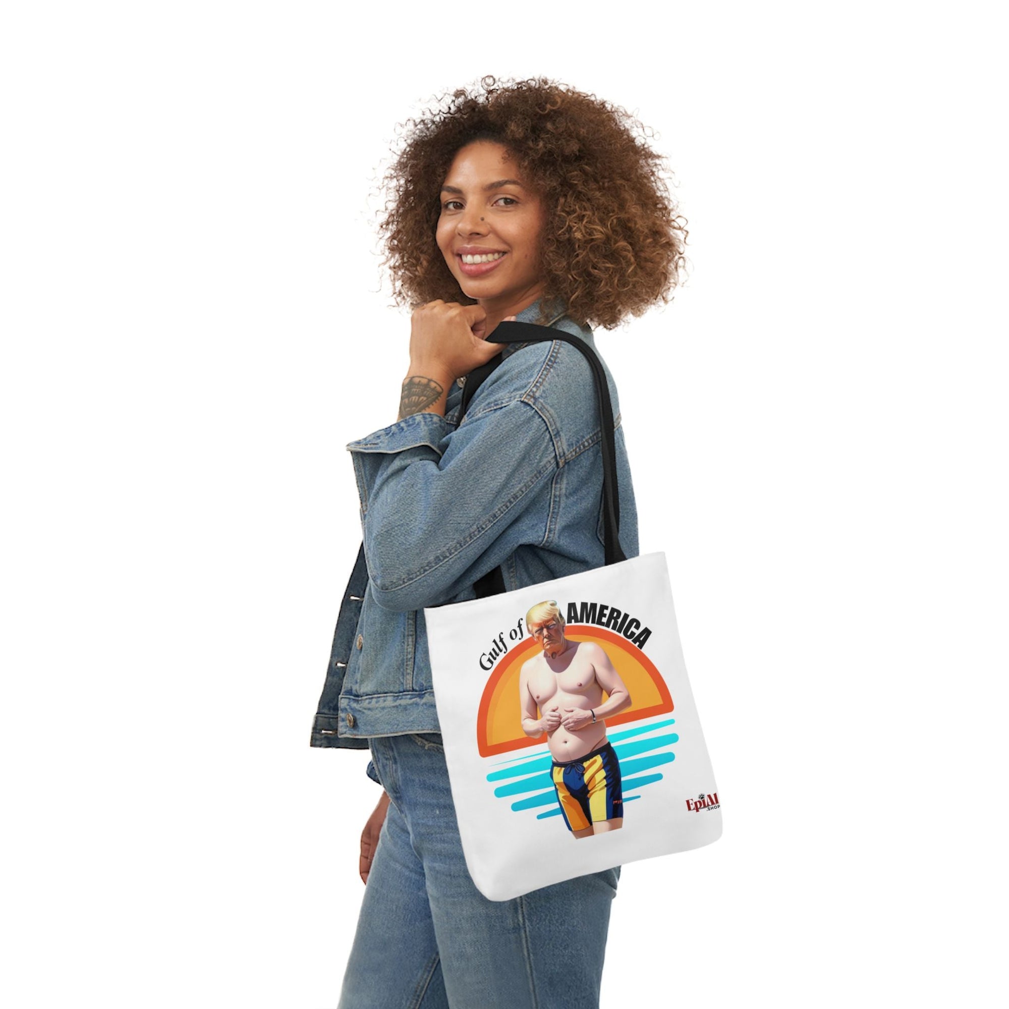 American Gulf Canvas Tote Bag with 4 - Color Straps - Fun Beach Accessory - Bags, Tote - EpiAl's Shop