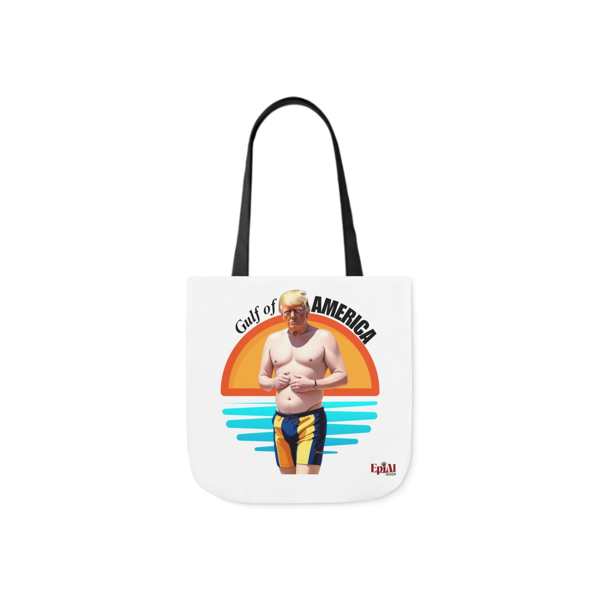 American Gulf Canvas Tote Bag with 4 - Color Straps - Fun Beach Accessory - Bags, Tote - EpiAl's Shop