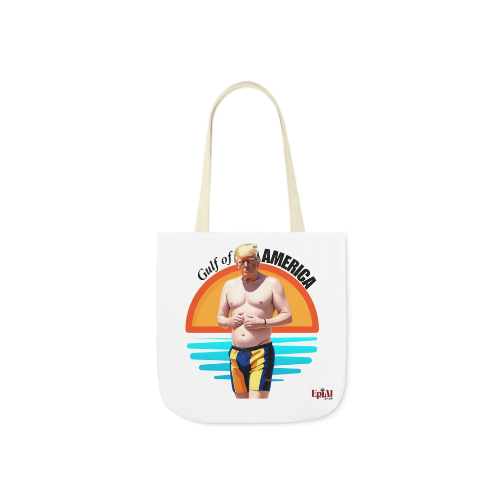 American Gulf Canvas Tote Bag with 4 - Color Straps - Fun Beach Accessory - Bags, Tote - EpiAl's Shop