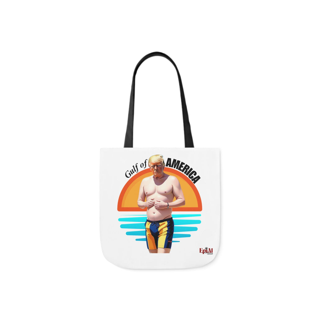 American Gulf Canvas Tote Bag with 4 - Color Straps - Fun Beach Accessory - Bags, Tote - EpiAl's Shop
