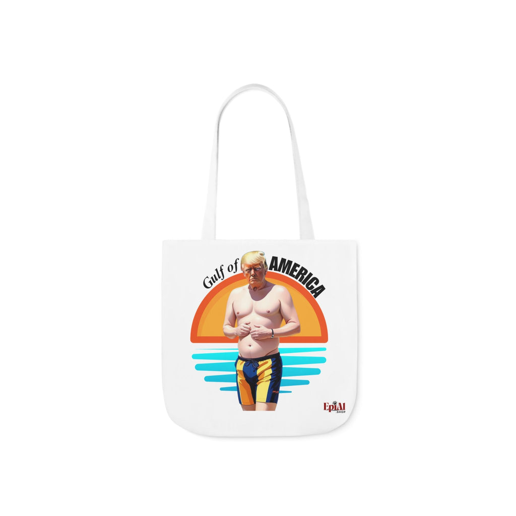 American Gulf Canvas Tote Bag with 4 - Color Straps - Fun Beach Accessory - Bags, Tote - EpiAl's Shop