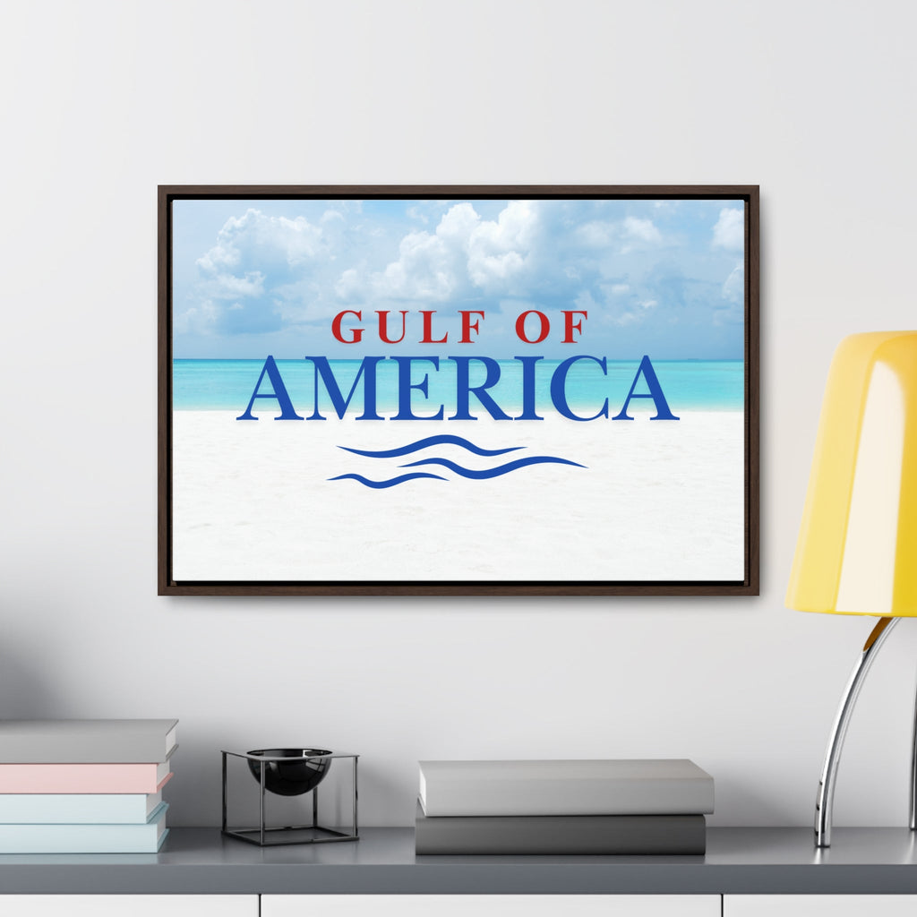 American Gulf Canvas Wrap - Coastal Wall Art for Beach Lovers - Decor, Home, Artwork - EpiAl's Shop