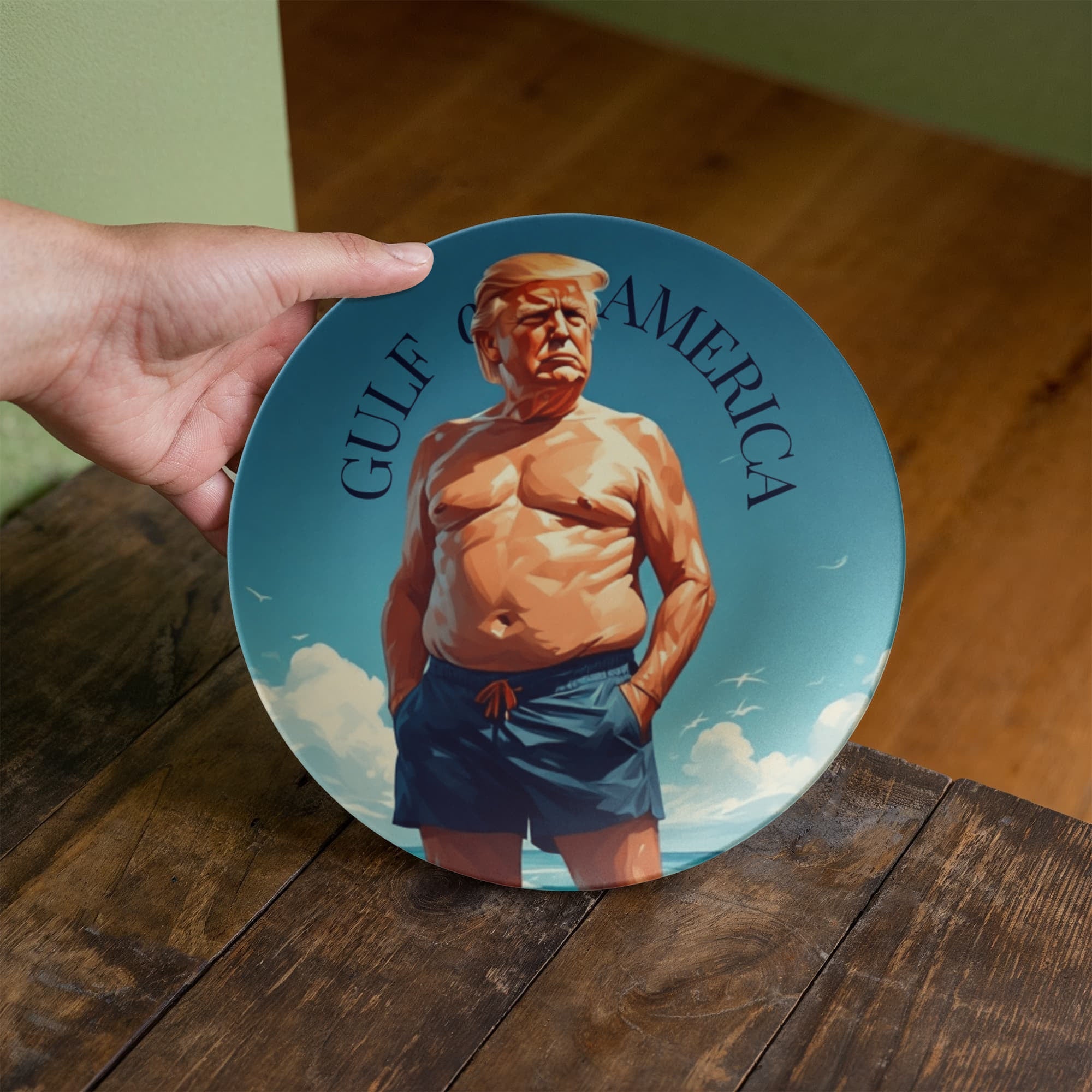 American Gulf Collectible Plate - Decor, Kitchen & Dining, Plates - EpiAl's Shop