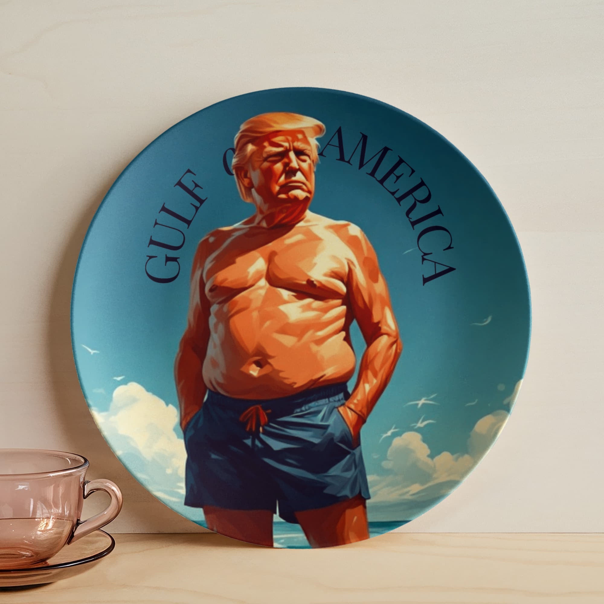 American Gulf Collectible Plate - Decor, Kitchen & Dining, Plates - EpiAl's Shop