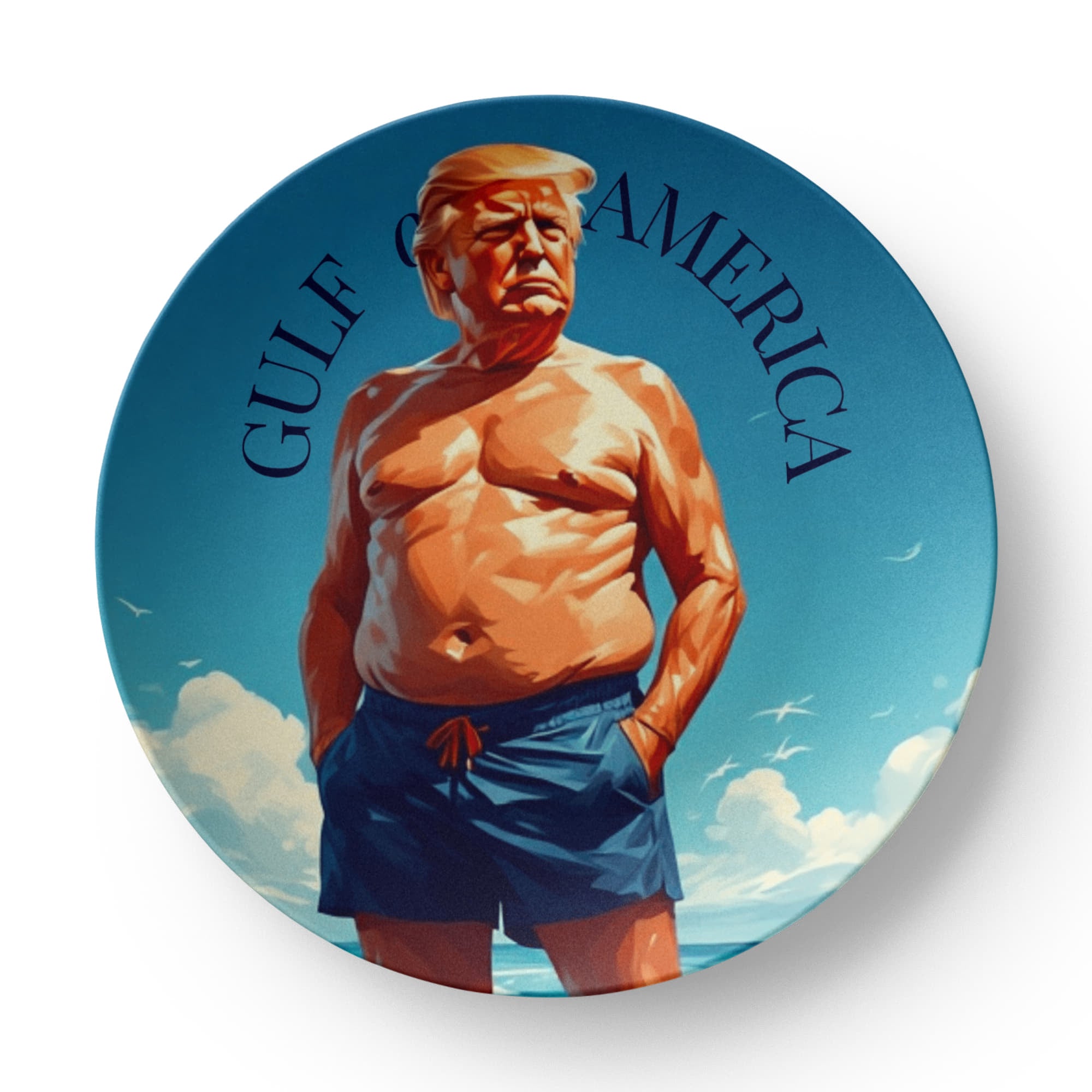 American Gulf Collectible Plate - Decor, Kitchen & Dining, Plates - EpiAl's Shop