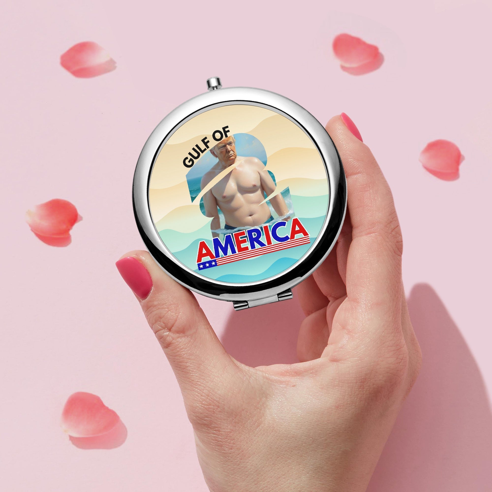 American Gulf Compact Mirror - Accessories, Beauty, Travel Mirror - EpiAl's Shop