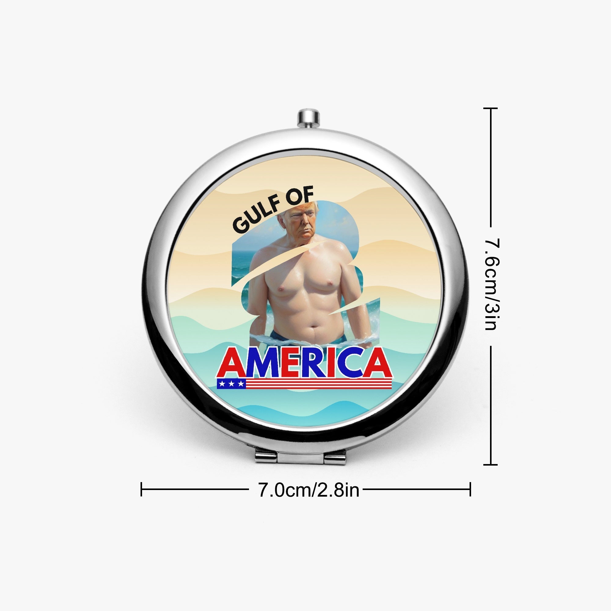 American Gulf Compact Mirror - Accessories, Beauty, Travel Mirror - EpiAl's Shop