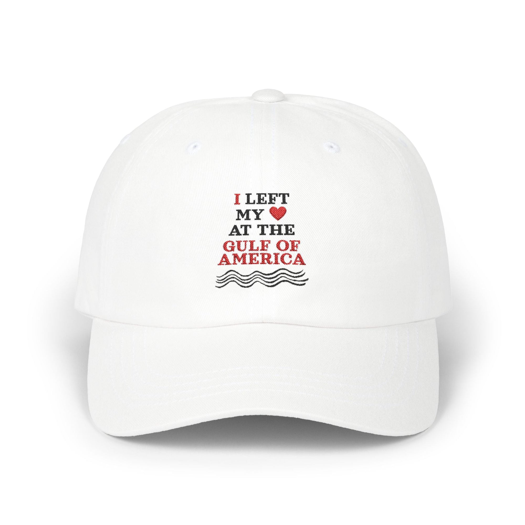 American Gulf Dad Cap - I Left My Heart Embroidered Hat - Hats, Baseball & Trucker - EpiAl's Shop