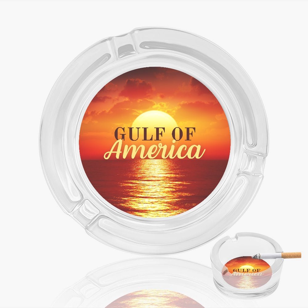 American Gulf Glass Ashtray - Decor, Home, Ashtrays - EpiAl's Shop