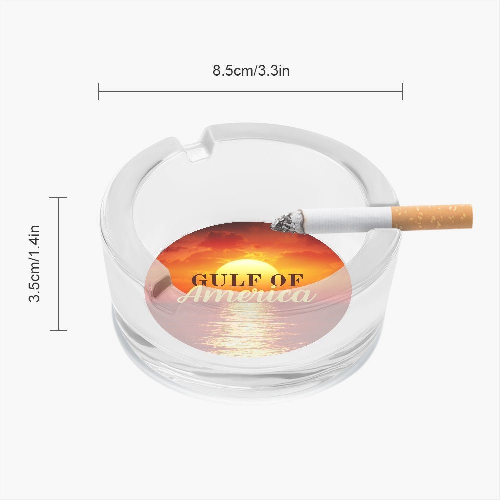 American Gulf Glass Ashtray - Decor, Home, Ashtrays - EpiAl's Shop