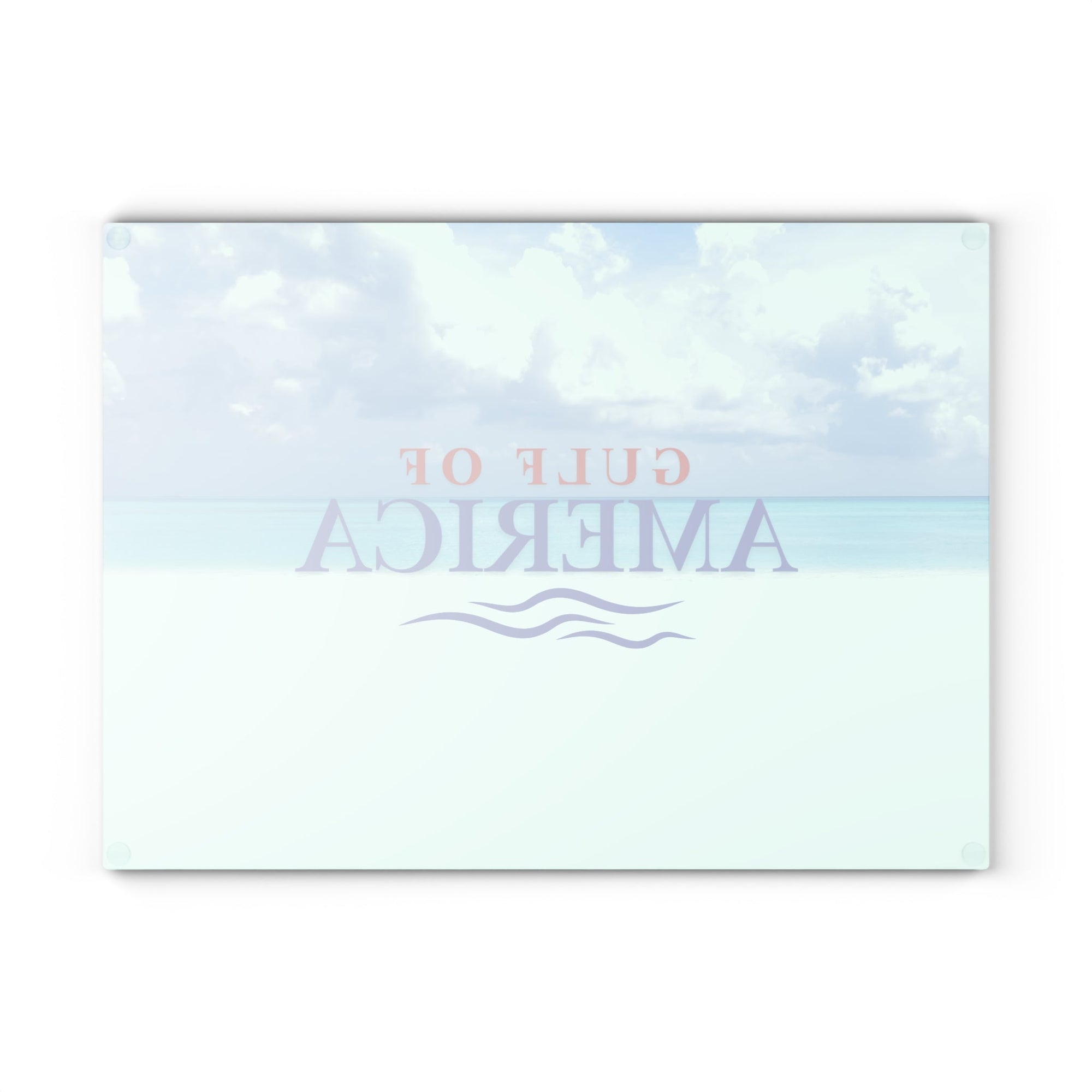 American Gulf Glass Cutting Board - Decor, Kitchen, Cutting Boards - EpiAl's Shop