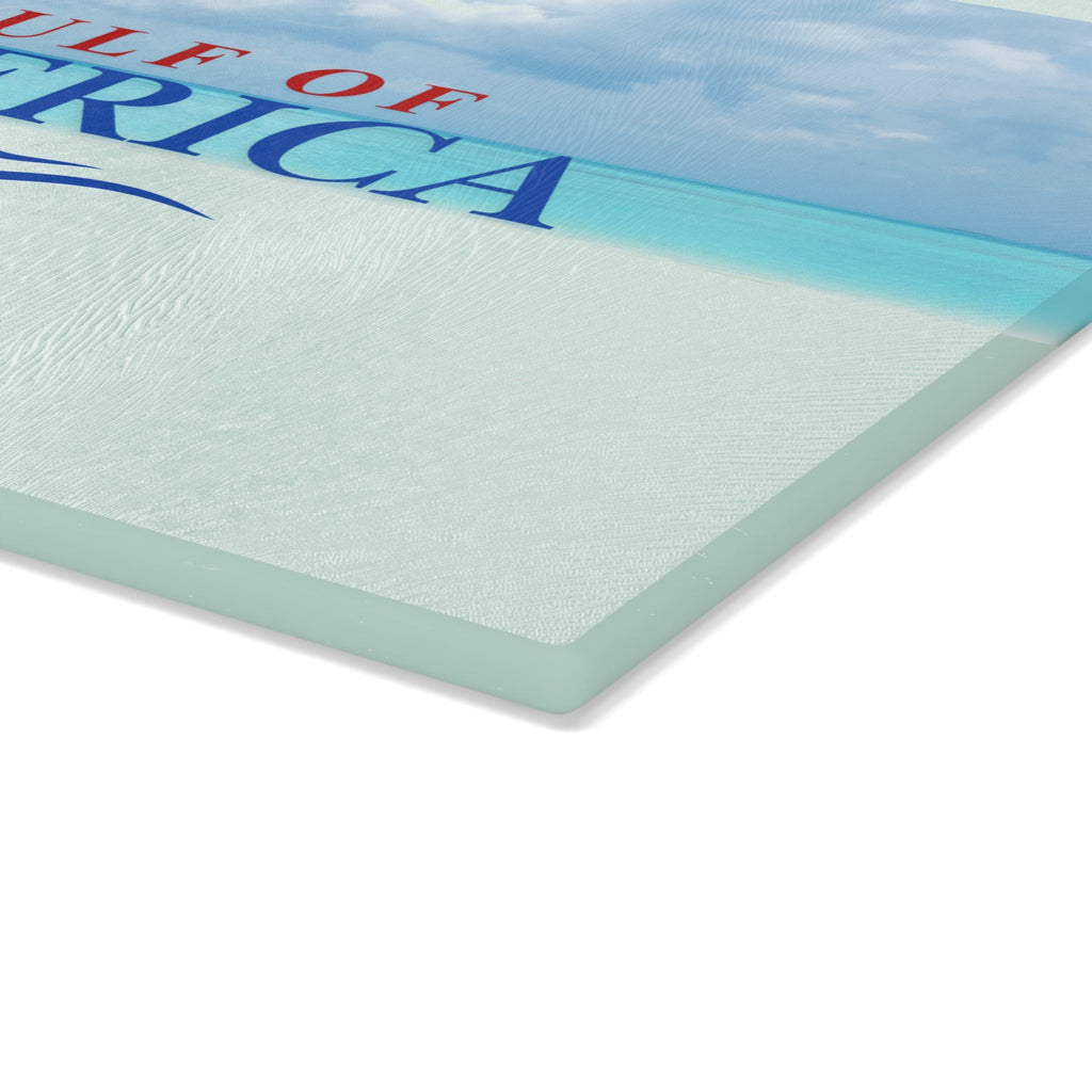 American Gulf Glass Cutting Board - Decor, Kitchen, Cutting Boards - EpiAl's Shop